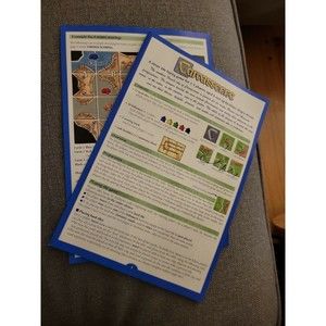 Carcassonne | Game Guide Rule Book | Official Replacement Game Piece